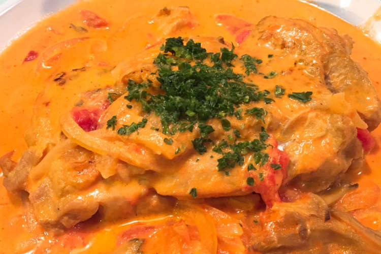 簡単 激ウマ チキントマトクリーム煮 レシピ 作り方 By 女将sayaさん クックパッド 簡単おいしいみんなのレシピが360万品