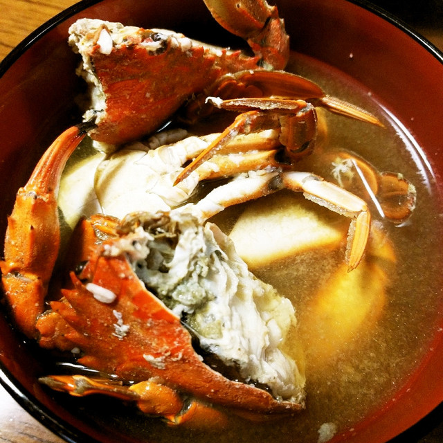 旨味がギュッ 丸蟹 平爪蟹 のお味噌汁 レシピ 作り方 By 悠美姉 クックパッド 旨味がギュッ 丸蟹 平爪蟹 のお味噌汁 レシピ 作り方 By 悠美姉 クックパッド