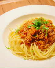 鶏レバーで鉄分プラス!コク旨ボロネーゼの写真
