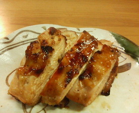 鶏ムネ肉のつけ焼き