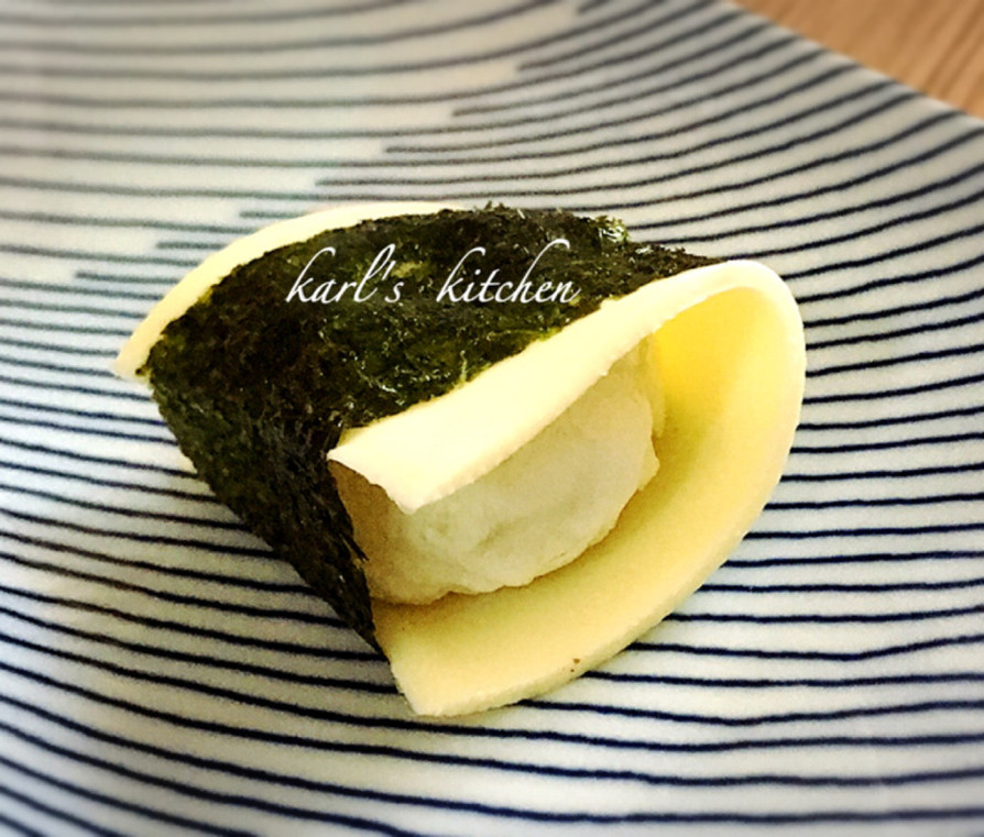 簡単ミニ海苔チーズ巻き焼き餅覚書の画像