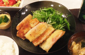 余ったお餅活用!餅チーズ春巻