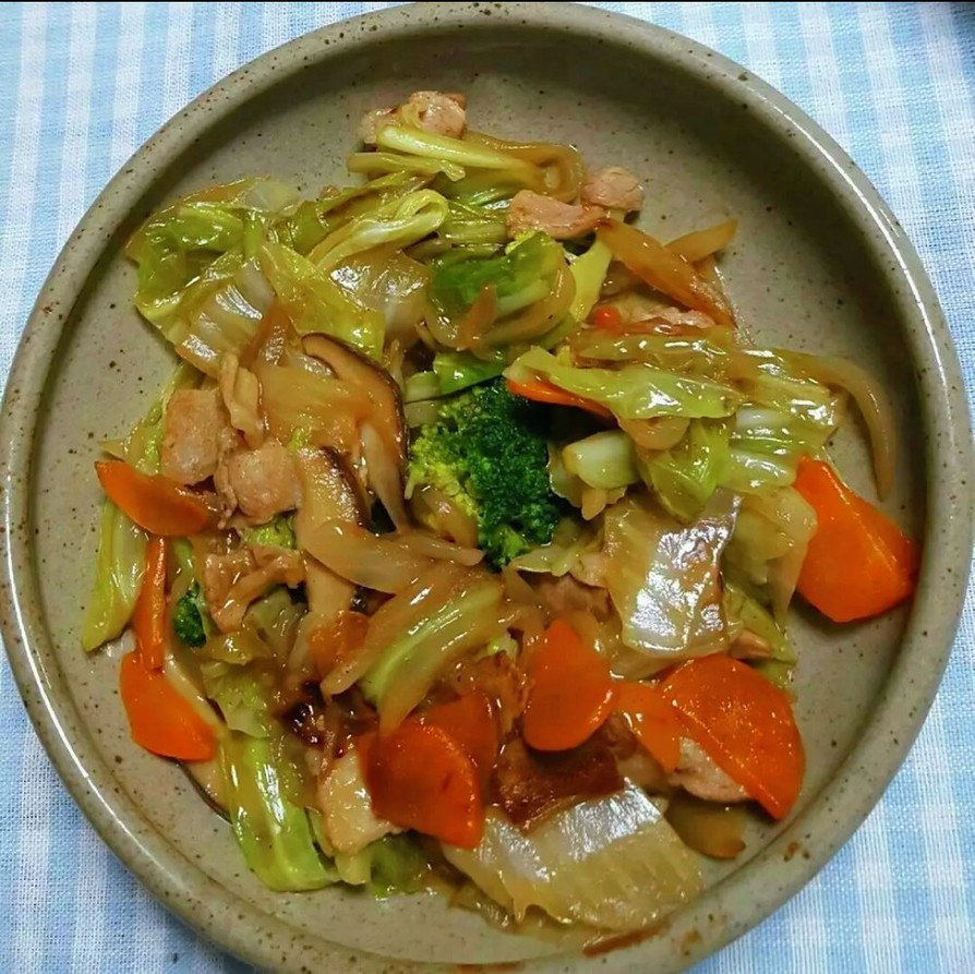 野菜のあんかけ炒めの画像