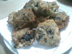焼きのりとおからコロッケ