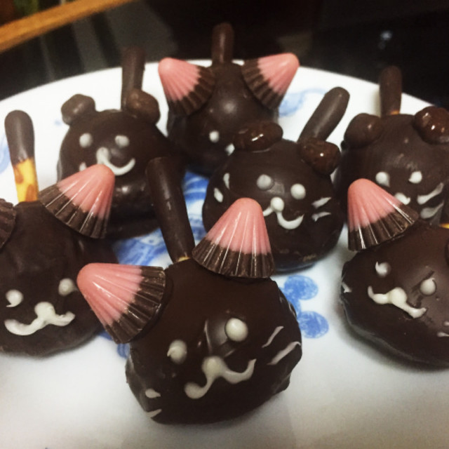バレンタイン 子供と簡単可愛いねこチョコ レシピ 作り方 By あゆみん22 クックパッド 簡単おいしいみんなのレシピが357万品