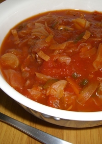 た～っぷり野菜のやさしいトマトスープ
