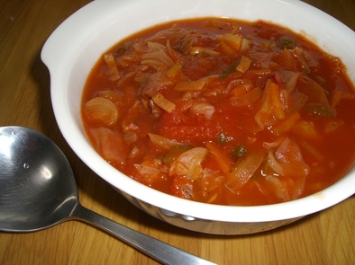 た～っぷり野菜のやさしいトマトスープの写真