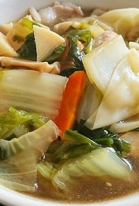 白菜トロトロ野菜が主役のワンタンスープ