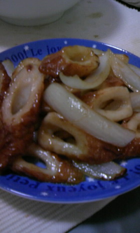 節約レシピ☆ちくわのしょうが焼き