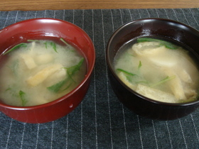 山芋のお味噌汁