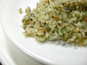 バジル風味のバターライス