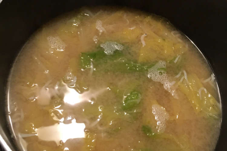 白菜としらすの味噌汁 レシピ 作り方 By クックf1dfg4 クックパッド 簡単おいしいみんなのレシピが353万品