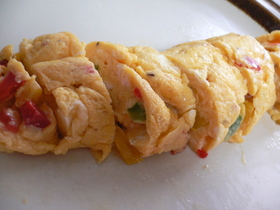 チーズ入り簡単卵焼き