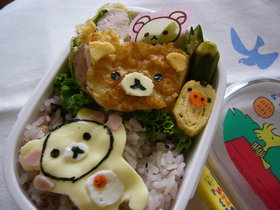 リラックマのキャラ弁