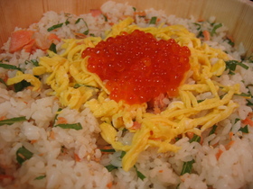 焼き鮭のちらしずし