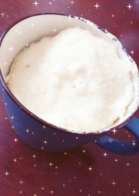 簡単!マグカップで蒸しパン(*´︶`*)