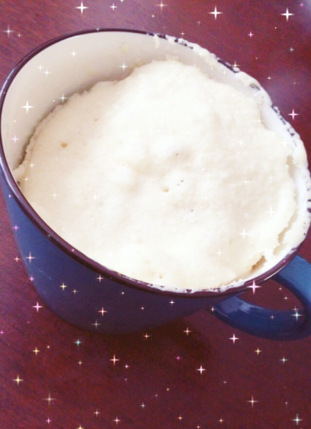 簡単!マグカップで蒸しパン(*´︶`*)の画像