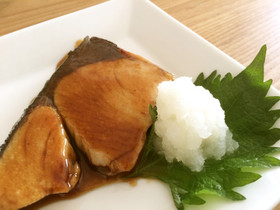 簡単☆昆布酢入りぶりの照り焼き