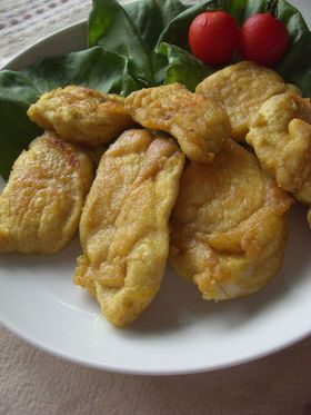 ☆鶏むね肉の簡単カレー焼き☆