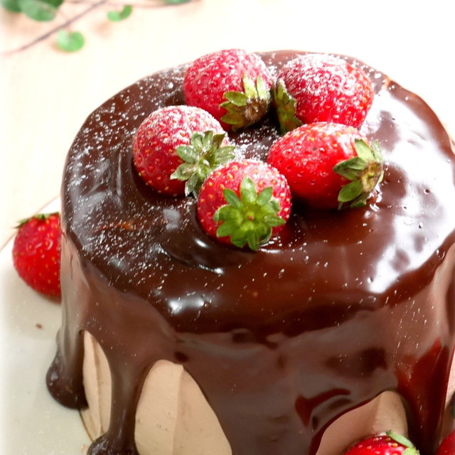 バレンタイン いちごチョコレートケーキ レシピ 作り方 By Aprea クックパッド