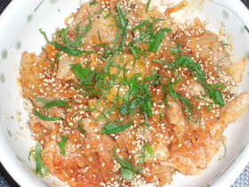 ピリ辛!鶏皮った大根