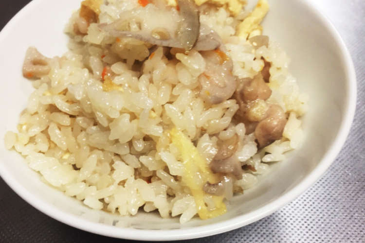 お餅入り炊き込みご飯 おこわ風 レシピ 作り方 By 3匹のこぐま クックパッド