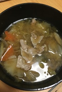 脂肪燃焼スープ 豚汁