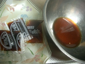 余った餃子のたれで簡単・甘酢♪