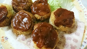 芽キャベツとドライトマトのコロッケ♪