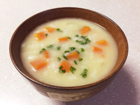 野菜の味噌かゆ 味噌おじや