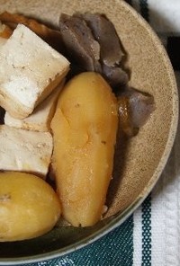 焼き豆腐や蒟蒻の炊いたん★おばんざい