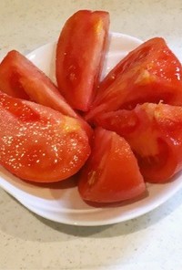超カンタン トマトのマリネ風