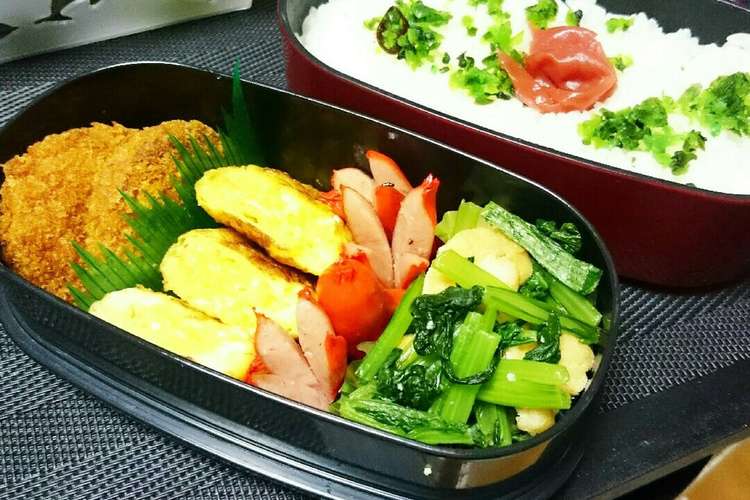 大人のタコさんウインナーと甘い卵焼き弁当 レシピ 作り方 By れいこ姉 クックパッド 簡単おいしいみんなのレシピが360万品