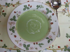 ほうれん草とモロヘイヤのポタージュ☆