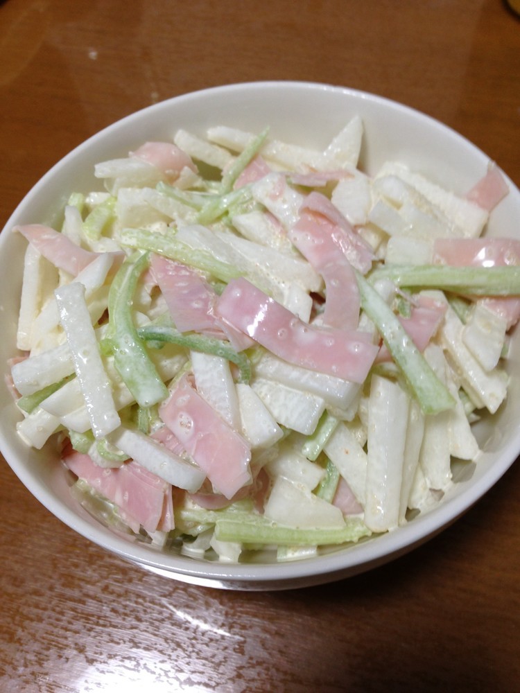超簡単☆明太子風味大根サラダの画像
