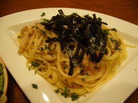 たらこときのこの秋パスタ