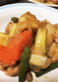 鶏肉と里芋の炒め煮〜生姜風味