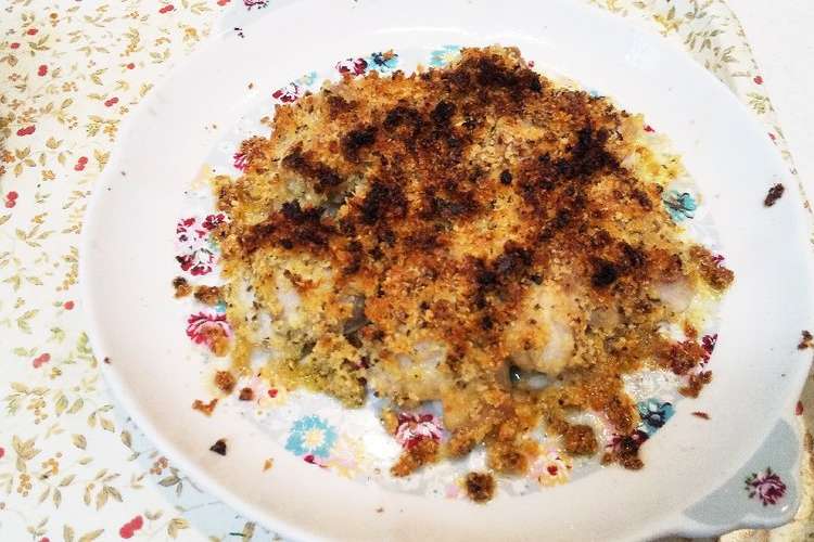 何食べ シロさんの鶏肉の香草パン粉焼き レシピ 作り方 By きのう梨食べた クックパッド