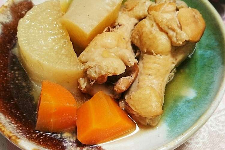 染み 手羽元と冷凍大根の煮物 レシピ 作り方 By すずめb クックパッド 簡単おいしいみんなのレシピが359万品