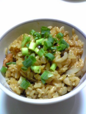 秋の味噌風味炊き込みごはん