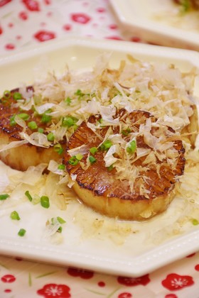 バター醤油で!大根ステーキ