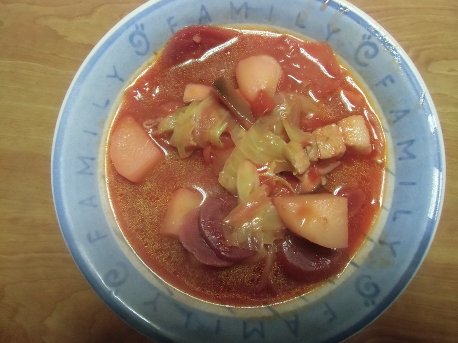 ボルシチ風野菜スープの画像