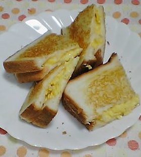 たまごチーズ★ホットサンド