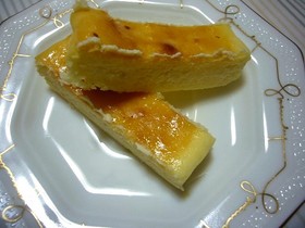 時短簡単チーズケーキ(牛乳パック仕様