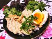 簡単ジューシー☆鶏胸肉チャーシューの写真