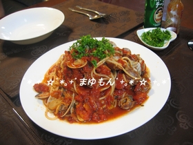 簡単☆ボンゴレロッソ