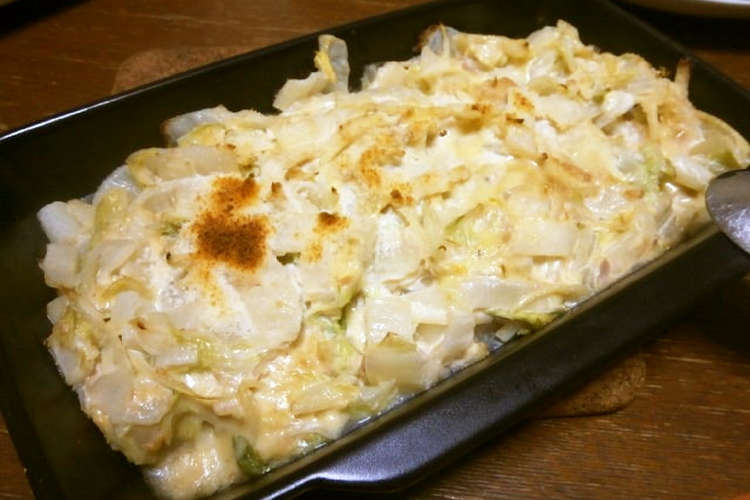 白菜茎の味噌マヨチーズ焼き レシピ 作り方 By ジルおかん クックパッド
