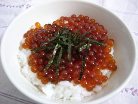 秋だね☆イクラのしょうゆ漬け