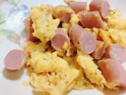 お弁当に*魚肉ソーセージ*卵の写真