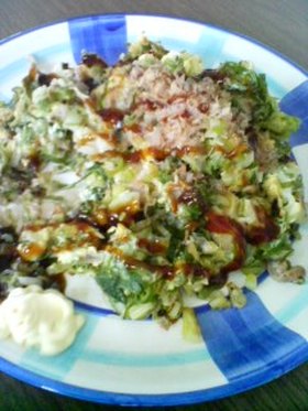お好み焼き屋さんのとんぺい焼きもどき